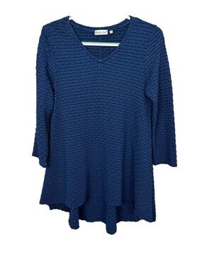 Habitat Blue Stepping Stone Tunic Top  Lagenlook